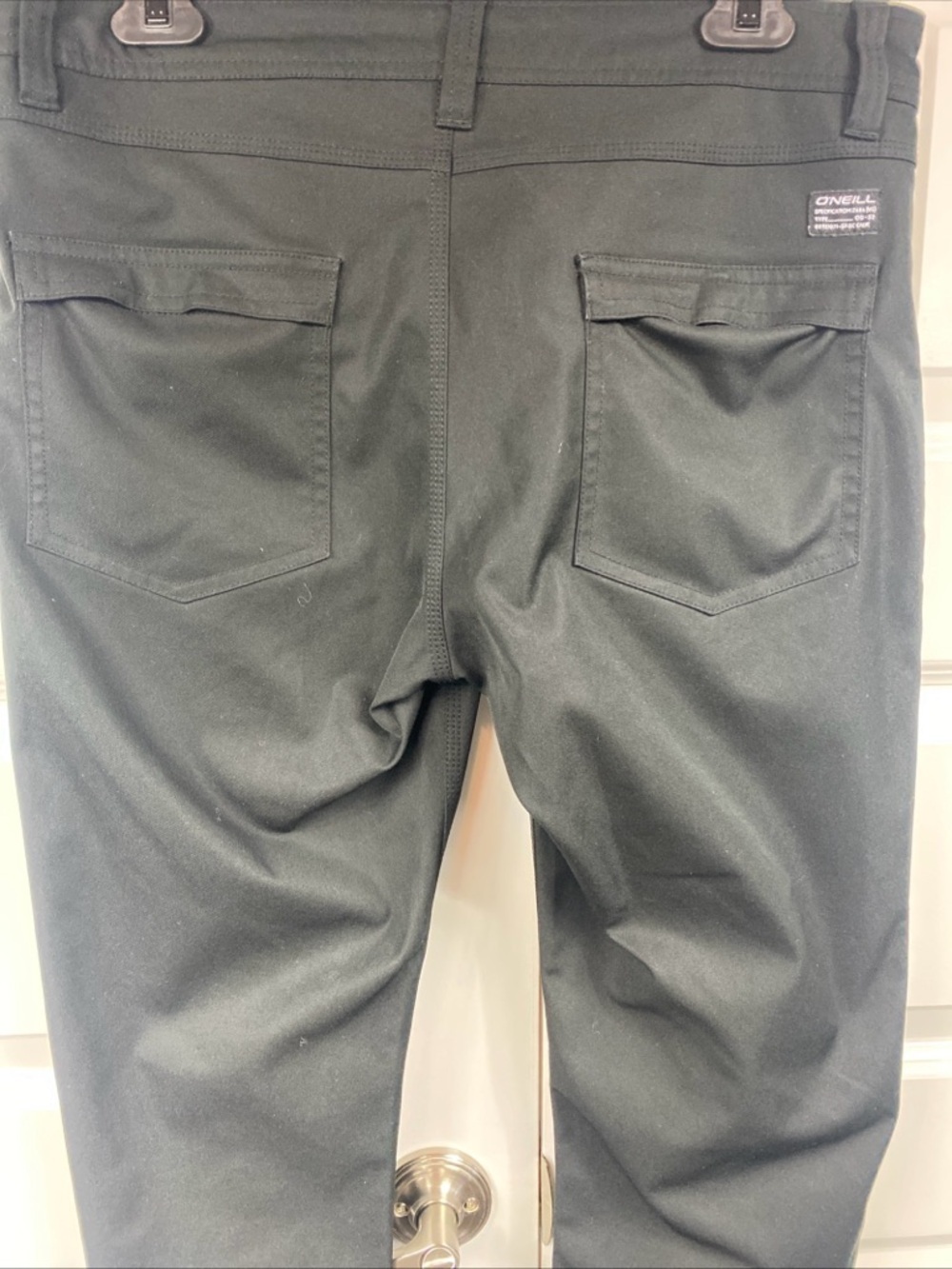 ONeill Pants Mens 32 Black Hybrid Hyperdry Modern Fit Stretch Active Golf Casual - Picture 5 of 7